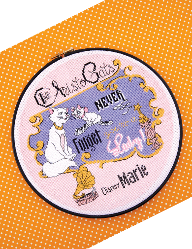Disney Aristocats Cross Stitch Hoop Kit Issue 0